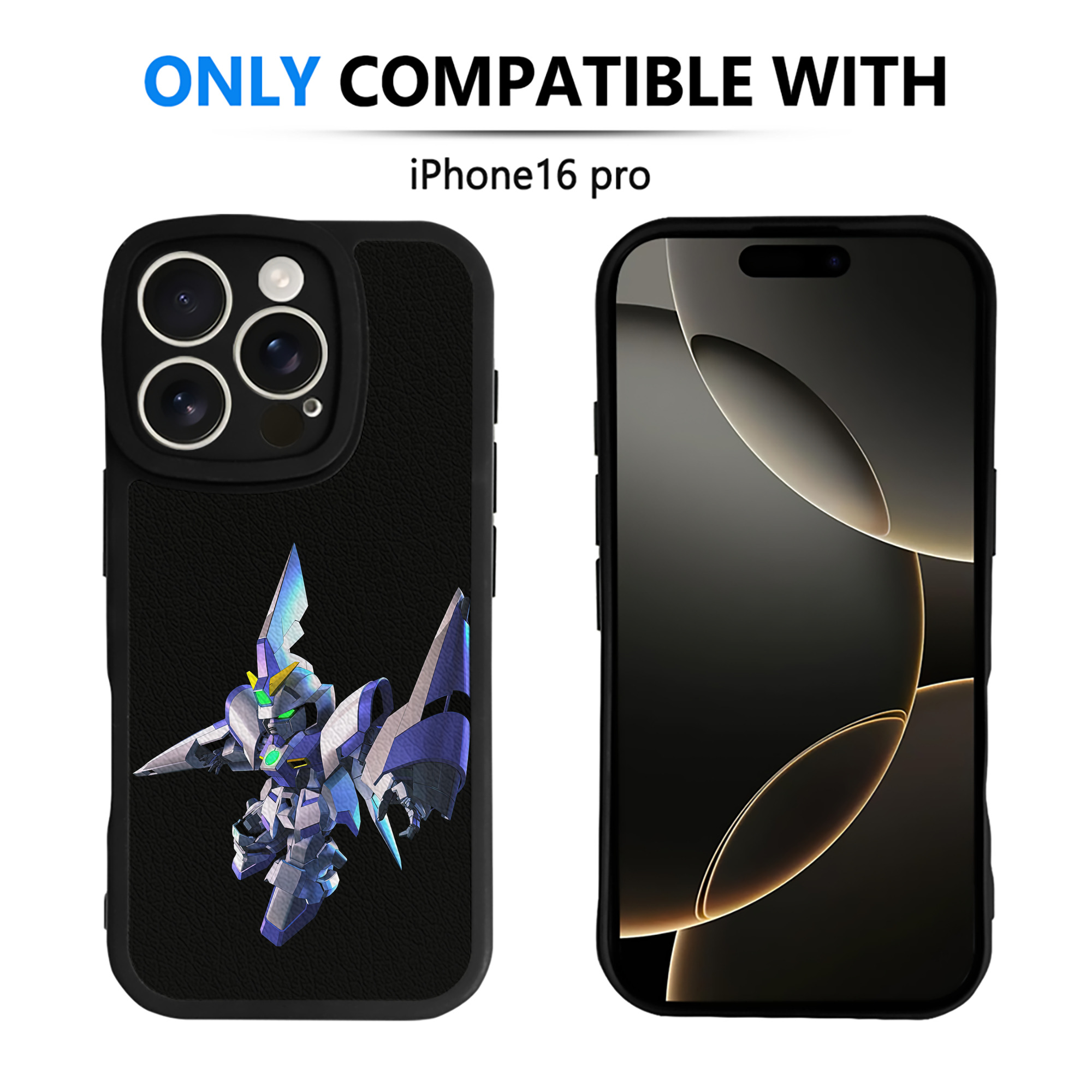 （画像用） 機動戦士ガンダム Mobile Suit Gundam 【iPhone 16シリーズ対応】シリコンスマホケース（レザー調） 材質：シリコン